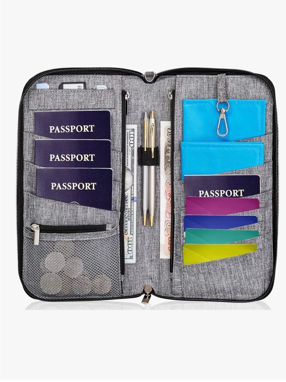 Valante Premium Family Travel Document Organizer
